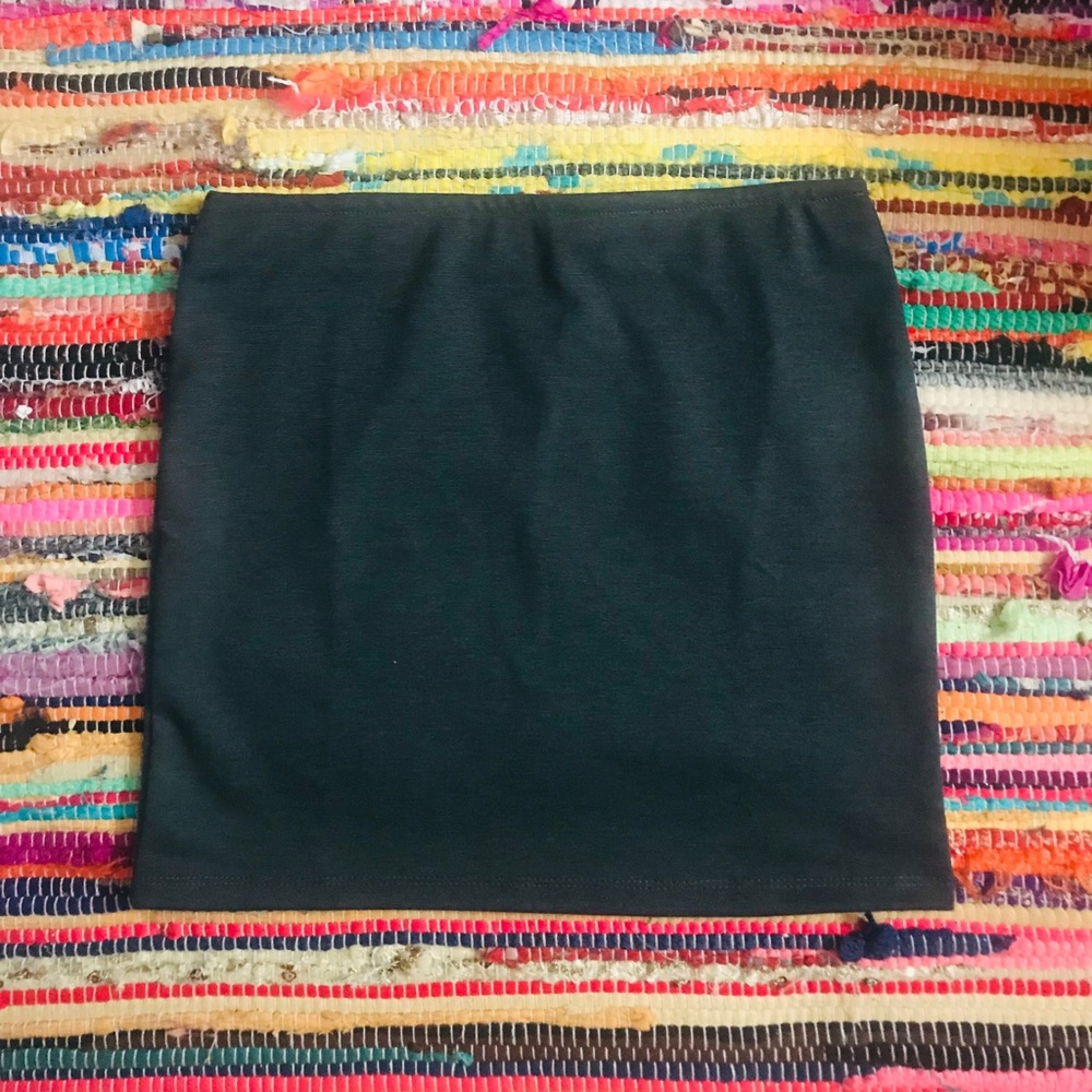 Ambiance Apperal Charcoal Bodycon Skirt